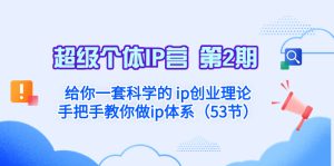 给你一套科学的 ip创业理论  手把手教你做ip体系…